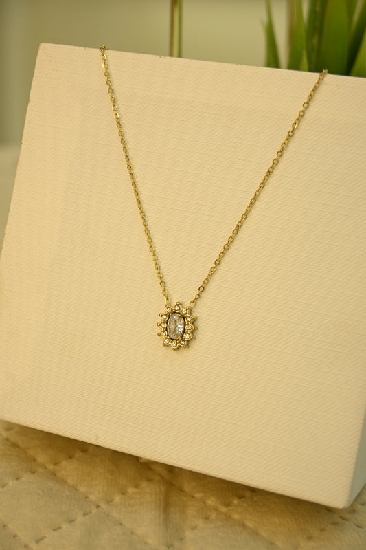 Diamond Halo Pendant