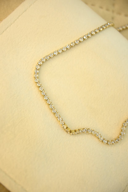 ZIRCON BEADED NECKLACE