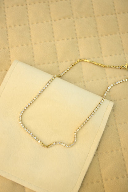 ZIRCON BEADED NECKLACE