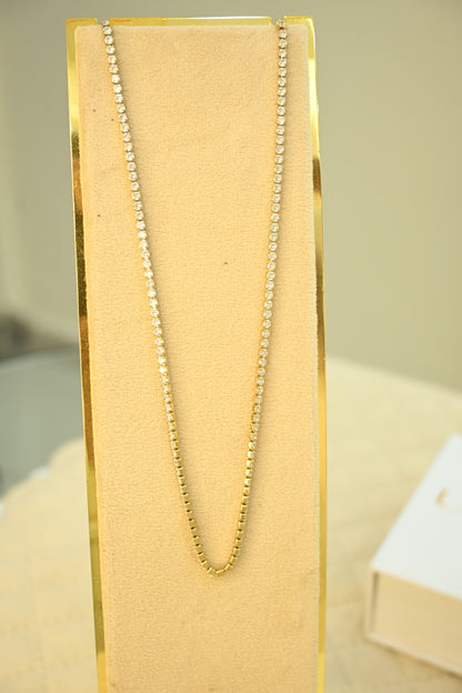 ZIRCON BEADED NECKLACE