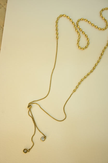 ADJUSTABLE BEADED PENDANT