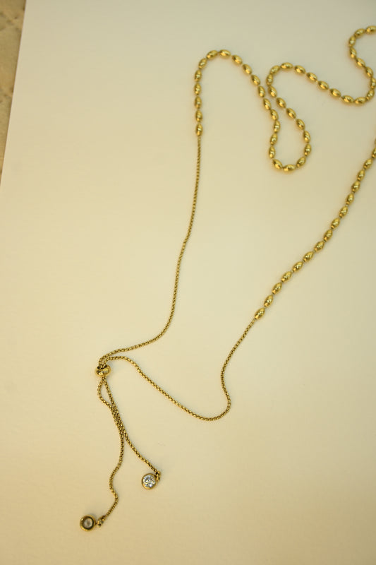 ADJUSTABLE BEADED PENDANT
