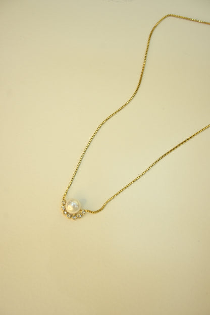 PEARL DIAMOND NECKLACE
