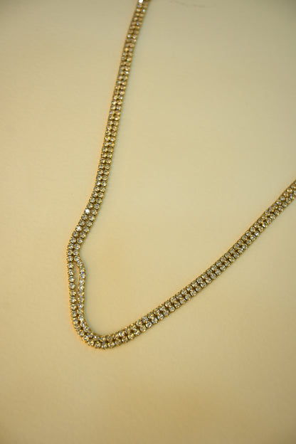 DOUBLE LAYER STONE PENDANT