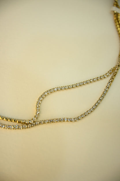 DOUBLE LAYER STONE PENDANT