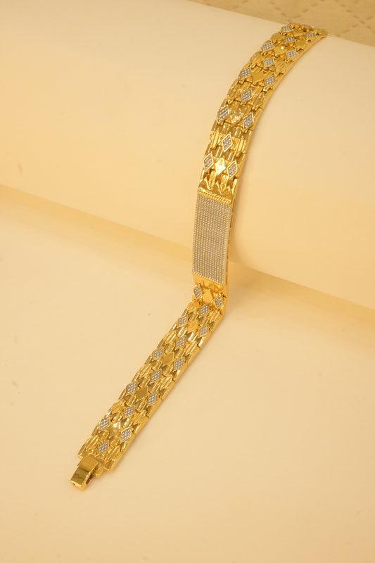 GOLD PLATED & CERAMIC BRACELET