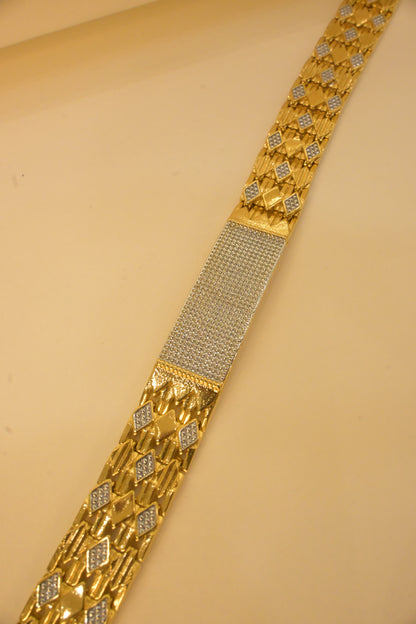 GOLD PLATED & CERAMIC BRACELET