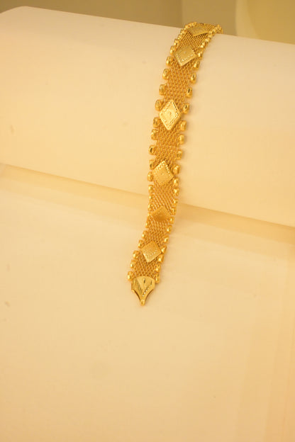 18k gold plated bracelet