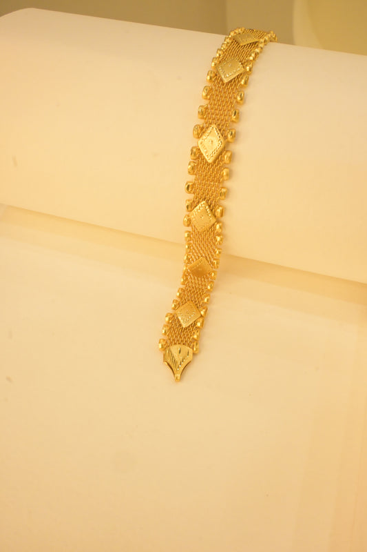 18k gold plated bracelet