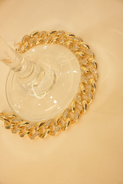 THIK GOLD PLATED BRACELET
