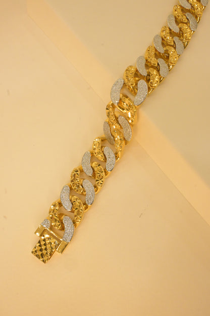 GOLD PLATED CERAMIC BRACELET