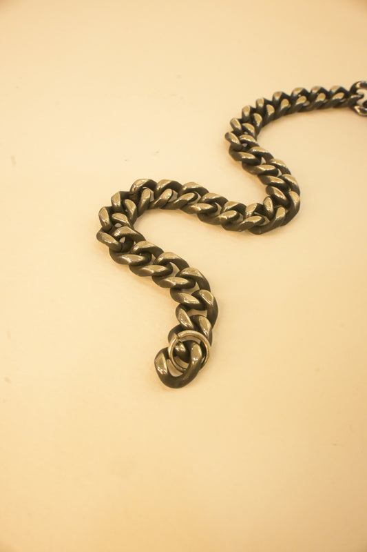 BLACK SILVER BRACELET