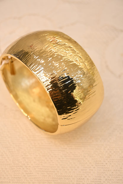 GOLD PLATED CUFF BRACELET