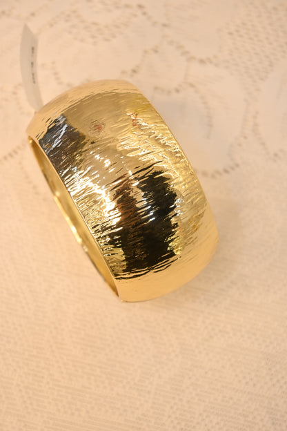 GOLD PLATED CUFF BRACELET