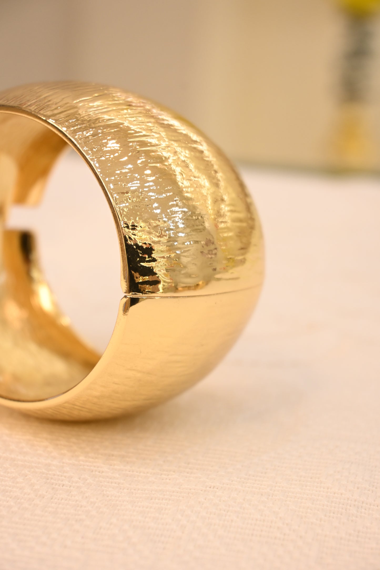 GOLD PLATED CUFF BRACELET