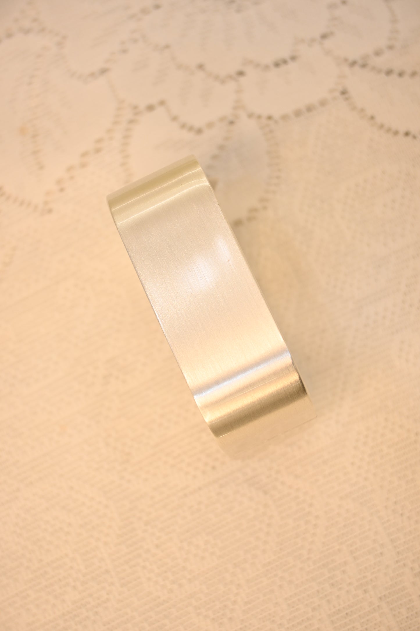 CHUNKY MATTE SILVER BRACELET