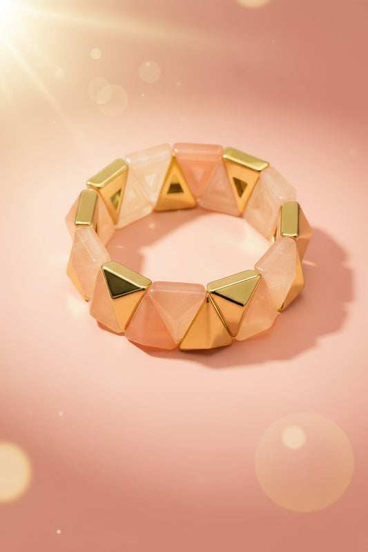 DUAL TONE ACRYLIC BRACELET