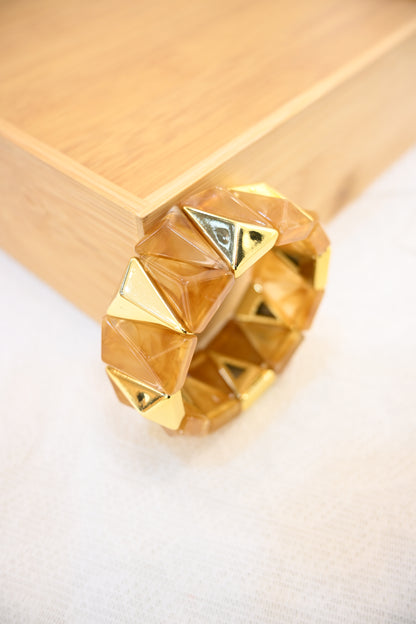 GOLD GEOMETRIC BRACELET