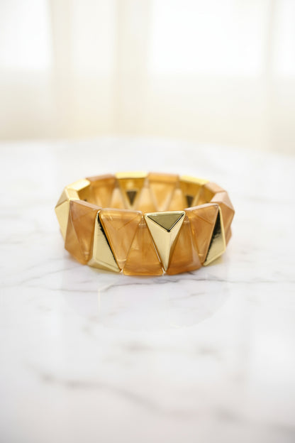 GOLD GEOMETRIC BRACELET