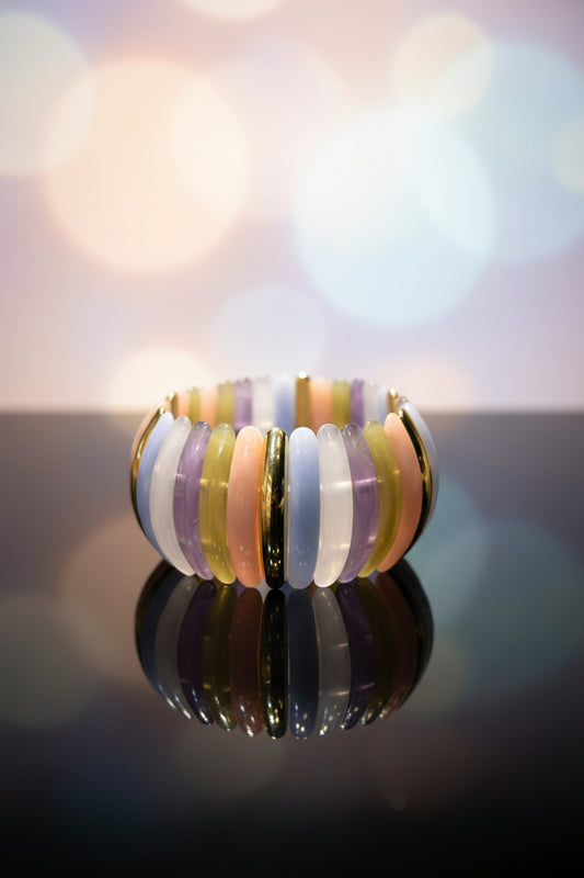 MULTICOLOR ACRYLIC BRACELET