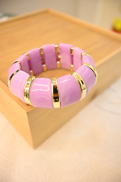 PURPLE & GOLDEN BRACELET