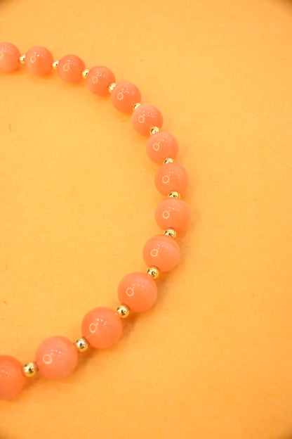 ORANGE PEARL NECKLACE