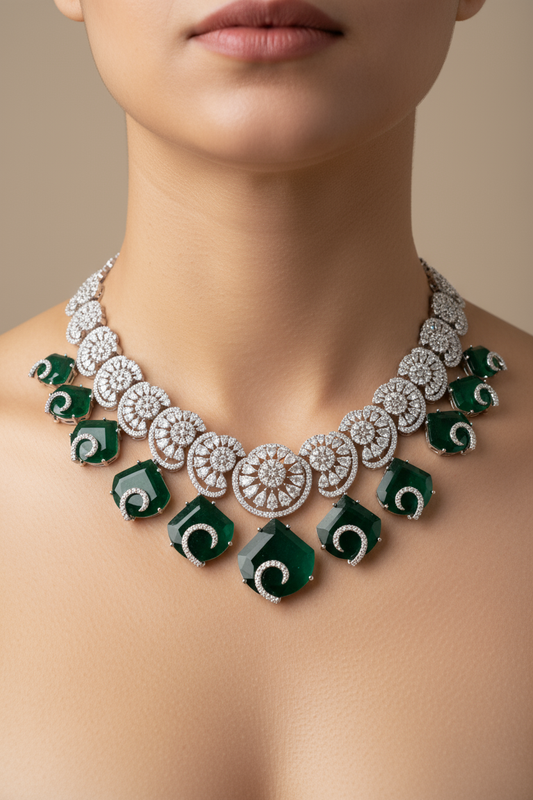 ZIRCON NECKLACE SET