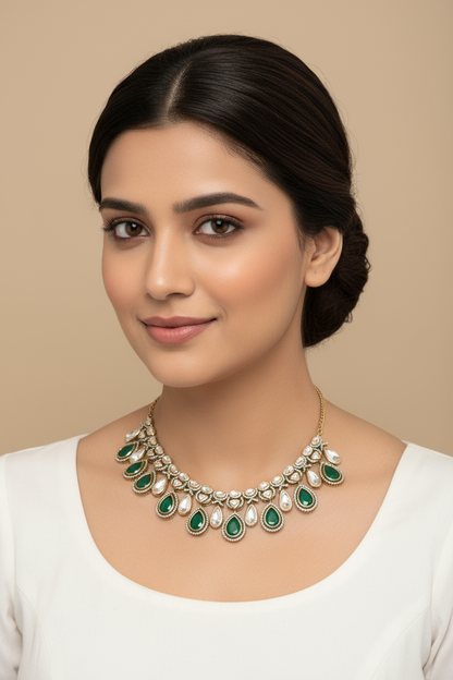 MOISSANITE NECKLACE SET