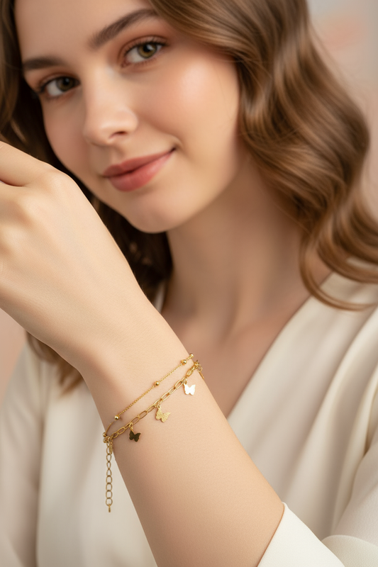 Butterfly Chain Bracelet