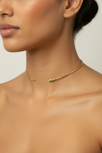 SNAKE  CHOKAR NECKLACE