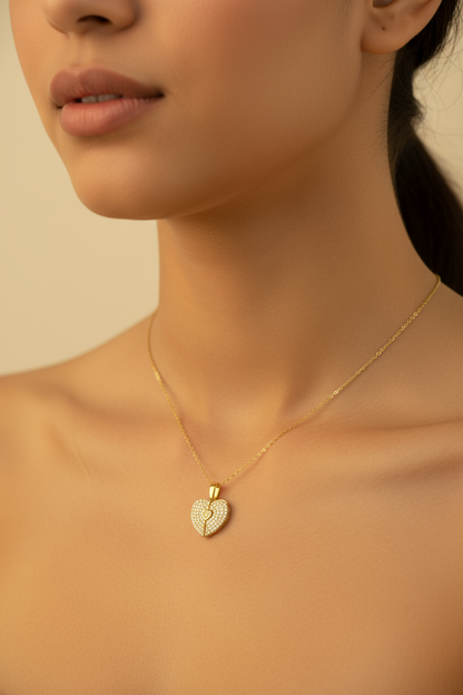 OPENABLE HEART PENDANT