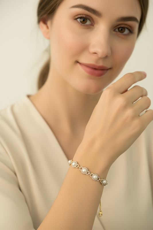 Pearl Chain Bracelet