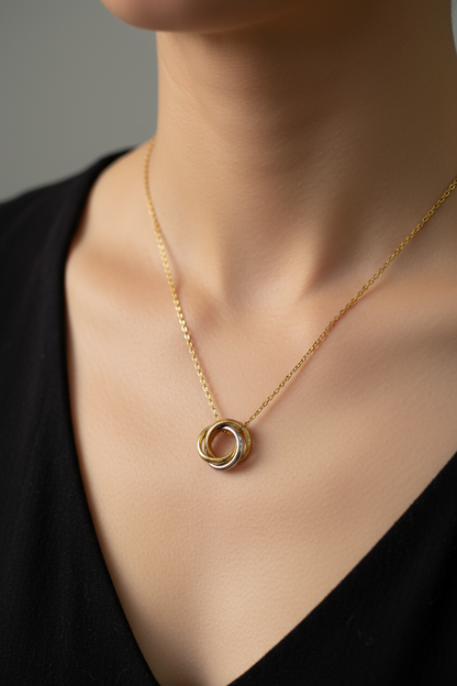 MULTICOLOUR RING PENDANT