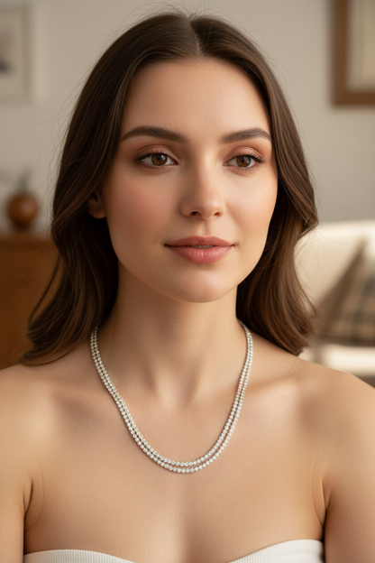 DOUBLE LAYER STONE PENDANT